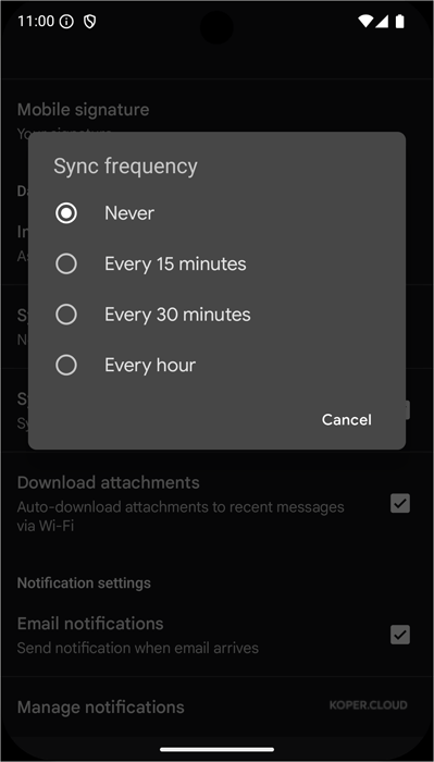 sync-cpanel-android-mobile-config.gif